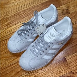 Grey Adidas Gazelle Sneakers